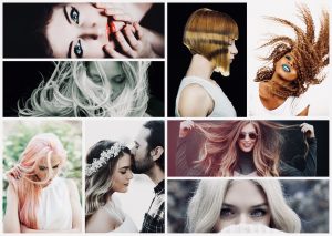 studio 39 collage of different hairstyles