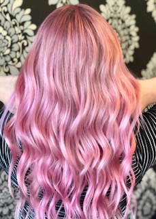 pink hair