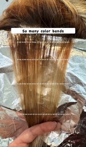 hair color banding